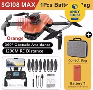 🔥🔥🔥【Thailand Spot】【Fast Delivery】ZLL SG108MAX Drones 4K Professional 5G WIFI GPS Dron มอเตอร์แบบไม่ม