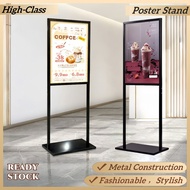 Poster Display Stand Heavy Duty KT Foamboard Sign Stand Easel Banner Advertising Stand Metal Double 