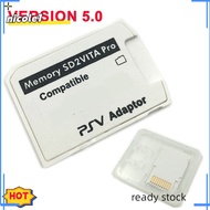 NICO V5.0 SD2VITA PSVSD Pro Adapter for PS Vita Henkaku 3.60 Micro SD Memory Card
