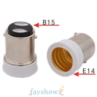 FAYSHOW2 Lamp Holder, Screw Bulb E15D to E14 Halogen Light Base, Mini Socket Adapter B15 to E12 Converter LED Light Bulb Holder LED Saving Light