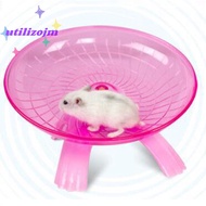 [utilizojmS] Pet Hamster Flying Saucer Exercise Squirrel Wheel Hamster Mouse Running Disc new
