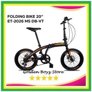 Sepeda lipat EXOTIC 20" 2026 MT 6.0 VT / Folding Bike 20"