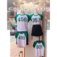 squid game 456 001 067 cotton t shirt family t shirt kid t shirt