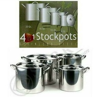 Supra 4 in 1 Thick Stainless Steel Stock Pot