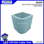Bak Air Mandi Sudut Alco Luxury Fiber Glass 220 Liter 220 L Union Blue