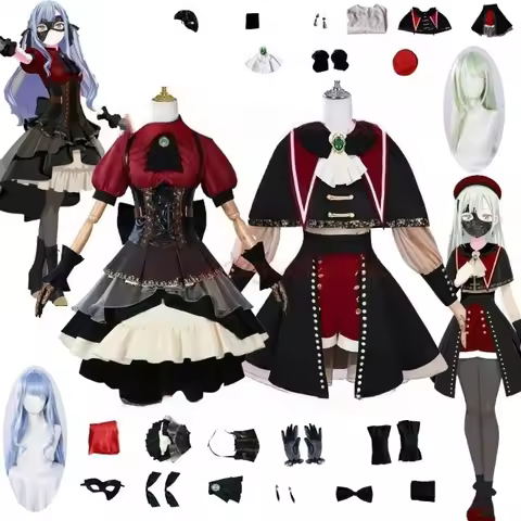 Anime BanG Dream! Wakaba Mutsumi Cosplay Costume It's MyGO!!!!! Ave Mujica Oblivionis Cosplay Costum