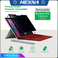 Hexna แผ่นป้องกันหน้าจอปกป้องความเป็นส่วนตัวใช้ได้กับ Microsoft Surface Pro 7/6/5/4 Pro X GO1/2 Lapt