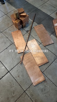 Plat Tembaga Tebal 4mm 500mm x 1meter 10cm 20 cm 30cm 40 mm 50mm 100mm