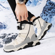 Hot-Sell  Snow Boots Women'S High-Top Snow Boots Warm Cotton Shoes Thick-Soled Winter Boots 6U5O