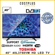 TOSHIBA 40" FULL HD LED TV DVBT2 40L3750VM