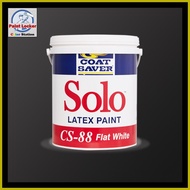 ∡ ⊕ ∼ Coat Saver Solo Flat Latex White - 4 Liters