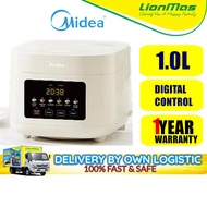 Midea 1.0L Digital Rice Cooker with 6 Menu Preset MRD101B1BDW