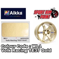 AIKKA WL1 VOLK RACING TE37 GOLD * 2K SPORT RIM PAINT