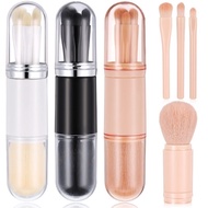 Four in One Portable Makeup Brush Powder Brush Telescopic Brush Eye Shadow Eye Makeup Brush Set