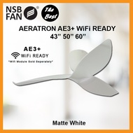 NSB FAN AERATRON AE3+/ AE3+ Wifi Ready 43 / 50 / 60 Inches DC MOTOR REMOTE CONTROL CEILING FAN
