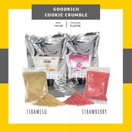 COOKIE CRUMBLE goodrich 100GR - DONUT TOPPING - CHOCOLATE NUGGET BANANA TOPPING - DONUT CAKE SPRAY