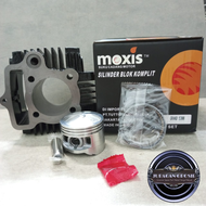 BLOK SEHER ASSY GRAND 53MM MOXIS CYLINDER BLOK KIT BORE UP 130CC  PNP KE GRAND / SUPRA / ASTREA / PR