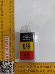 TJAP MATA Mata Bor Besi 4 mm HSS GERMANY ASLI KOKOH