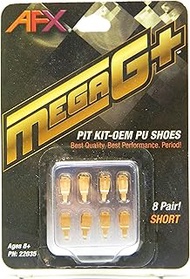 AFX/Racemasters Mega G+ Pit Kit PU Shoes - Short AFX22035 HO Slot Racing Cars