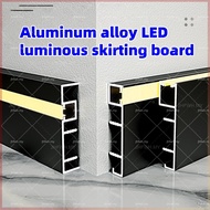 Aluminum Alloy Floor Line LED Lamp Skirting Skirting Board with Light Emitting Baseboard