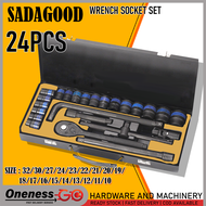 SADAGOOD BLACK BOX SOCKET WRENCH SET -24PCS -BLACK BOX