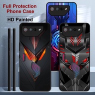 9H Tempered Glass Case For Asus ROG 7 Glass Hard Back Cover For Asus ROG Phone 7 Shell For Asus ROG7 5G