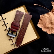 [Original] Balmer Leather ~ For Model 7947G High Quality Men's Watch Brown Genuine Leather Strap 28mm