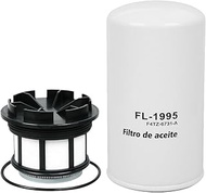 FD4596 Fuel Filter FL1995 Oil Filter Kit Compatible with 7.3L Diesel Fits for F250 F350 F450 F550 19