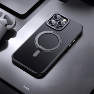 Wsken เคสโทรศัพท์มือถือ แม่เหล็ก พร้อมที่ตั้งวาง สําหรับ iphone 15 Pro/iphone15 Pro Max/iphone14 Pro/iphone 14 Pro Max เคสโทรศัพท์กันกระแทกสีดำ