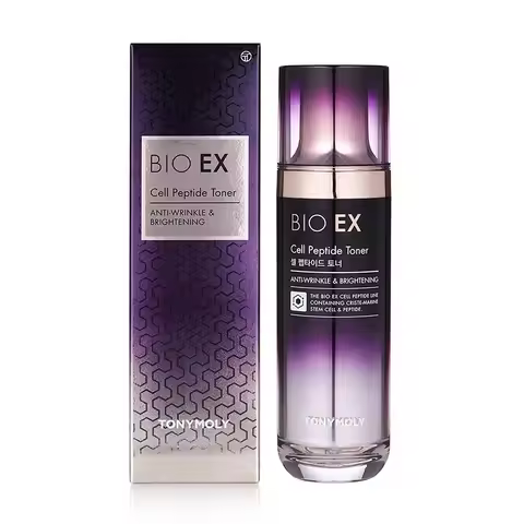 Original Korea Tonymoly Tony Moly BIO EX Cell Peptide Toner 130ml Moisturizing Brightening Firming A