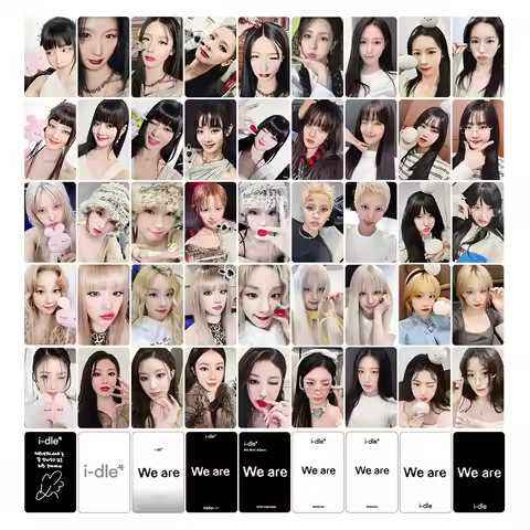 5Pcs/Set KPOP I-DLE Photocards List Soyeon Shuhua Miyeon YUQI WE ARE Album K4 WVS POB MS Ver Selfie 