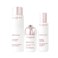 Clarins Whitening New Three Piece Set. Glow small porcelain bottle essence 50ml milk water 200ml glo