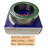 38BG05S6G-2DL NACHI JAPAN BEARING.(38mm X 54mm X 17mm). AIRCOND COMPRESSOR BEARING