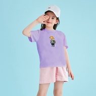 Girls T Shirt Girls Short Sleeve T Shirts Unisex Kids Tshirt Baju T Shirt Budak Perempuan 小女孩套装 Anime T-Shirt