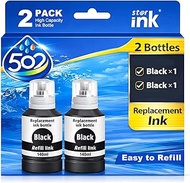 Starink Compatible Ink Bottle Replacement for Epson T502 502 for EcoTank ET-4760 ET-2760 ET-2750 ET-