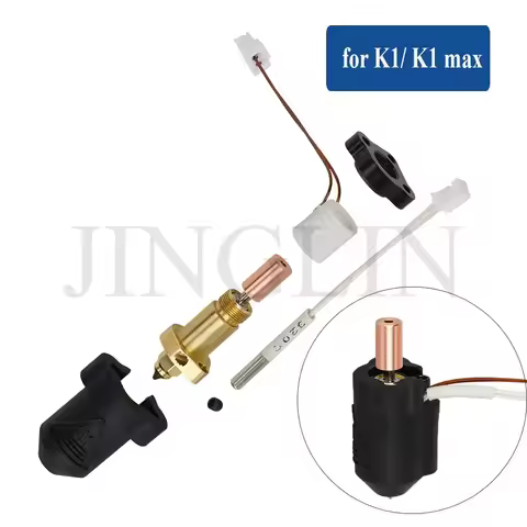 Updated Hotend KIT For K1 HOTEND For Creality K1/K1 MAX Ceramic Heating Block Kit 300°C Extruder For