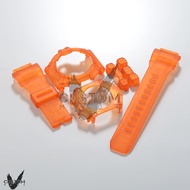 (Vcustom) G-9300 MUDMAN MATTE " ORANGE " BAND AND BEZEL WATCH STRAPS