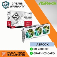 Flexi Tech ASROCK AMD Radeon™ RX 7800 XT Steel Legend 16GB OC GPU Graphics Card