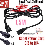 Cable Power Cord C13 to C14 1.5M