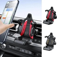 Creative Car Holder For Cell Phone Racing Seats Car Phone Holder With Safety Belt 360 Rotation Scalable Car Phone Holder