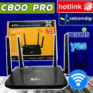 HOME WI-FI ROUTER 2024 New C800 Pro Modem 4G CPE Sim Card Slot Wifi Upgrade Version WI-FI 6 Househol