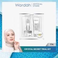 Wardah Crystal Secret Radiant Skin Starter Kit - Ukuran mini/ travel size - Dilengkapi Ekstrak Edelweiss - Mencerahkan dan Menyamarkan Flek Hitam