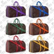 L Designer Bag M46769 M46770 M46771 M46773 M46775 Keepall 50CM Travel Duffel Bags Unisex Fashion Lux
