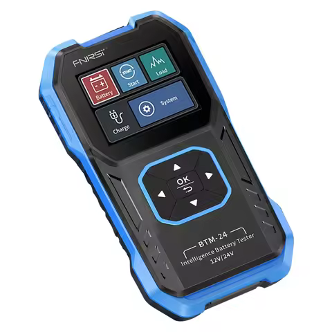 12V/24V Car Battery Tester 0-2000 CCA Automotive Battery Load Tester Cranking Charging Circut Diagno