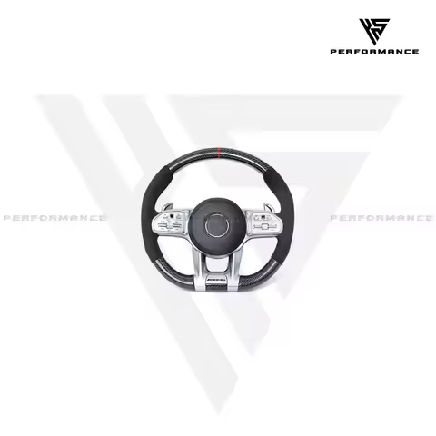 B Style Carbon Fiber Interior Car Parts Steering Wheel For Mercedes Benz G-Class W464 G63 AMG G500 2