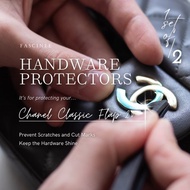 手袋金屬配件貼膜 / 保護貼 | 適用於 Chanel Classic Flap 20