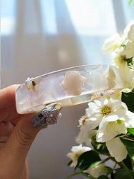 櫻花瑪瑙手鐲 瑪瑙手鐲稀有方鐲意境冰底纏絲紋一抹紫54圈