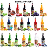 Thai Syrup/ Thai fruit Syrup Ding Fong 100ml used in mixing, baking, making chip marshmallows...