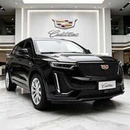 NEW 1:24 Cadillac XT6 SUV 2023 Alloy Car Model Sound and Light Pull Back Car Toy Collectibles Birthd