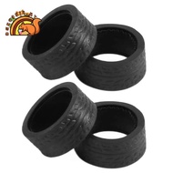 4Pcs Rubber Tyre Tires Wheel for  K969 K989 P929 Iw04M  Iw02 Mini-Z Mini-D Mini-Q 1/28 RC Drift Raci